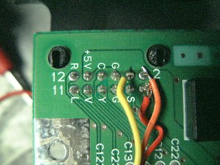 コネクタ部への配線