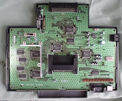 PC Engine Super Grafix 内部表面