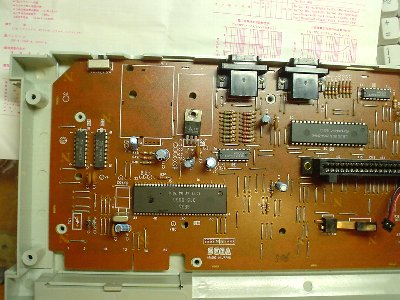 RFユニットを取り外した基板